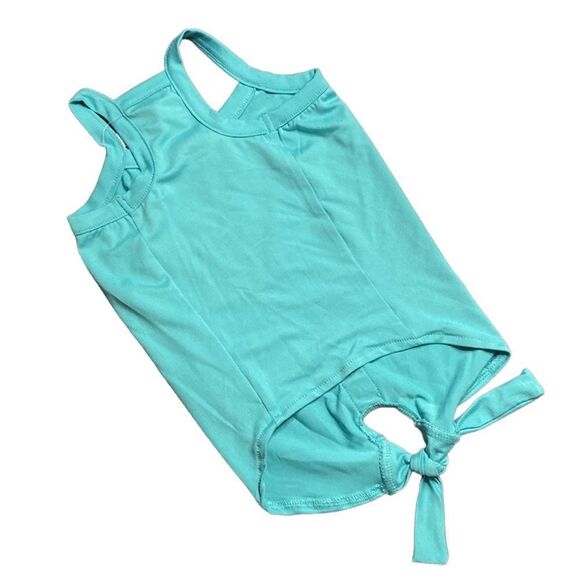 Dog Tank Top Teal Shirt NWT - Picture 6 of 7